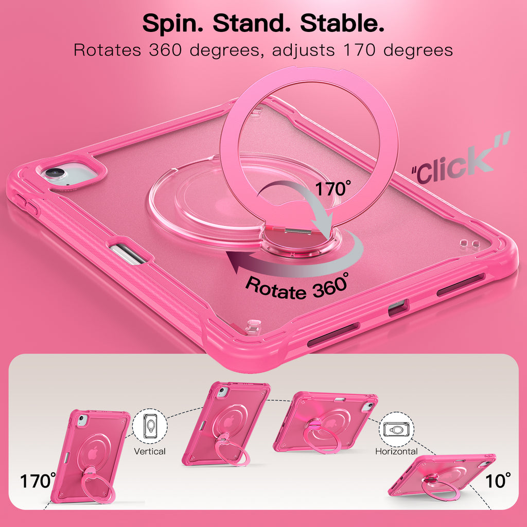 dotted-lightweight-ipad-air-4-tpu-pc-back-cover-rotating-stand_2