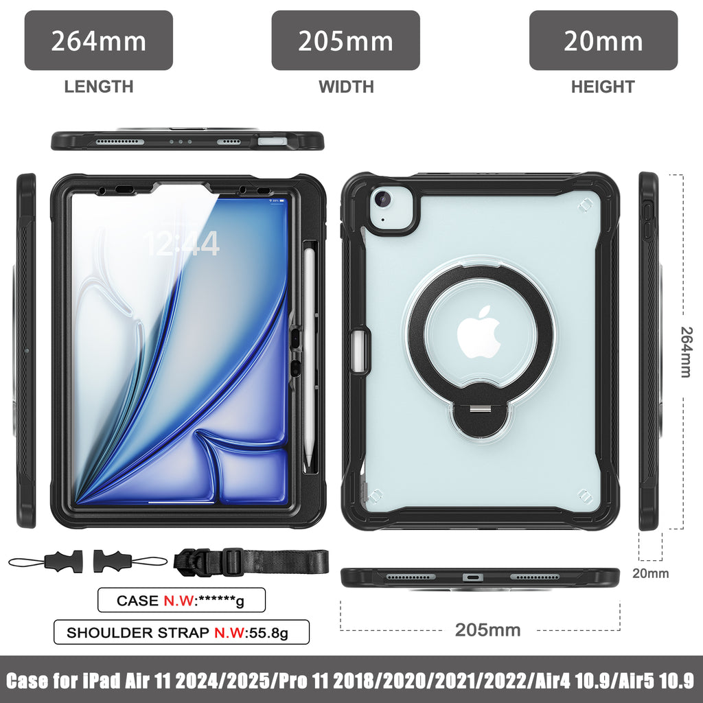 dotted-lightweight-ipad-air-5-tpu-pc-back-cover-rotating-stand_11