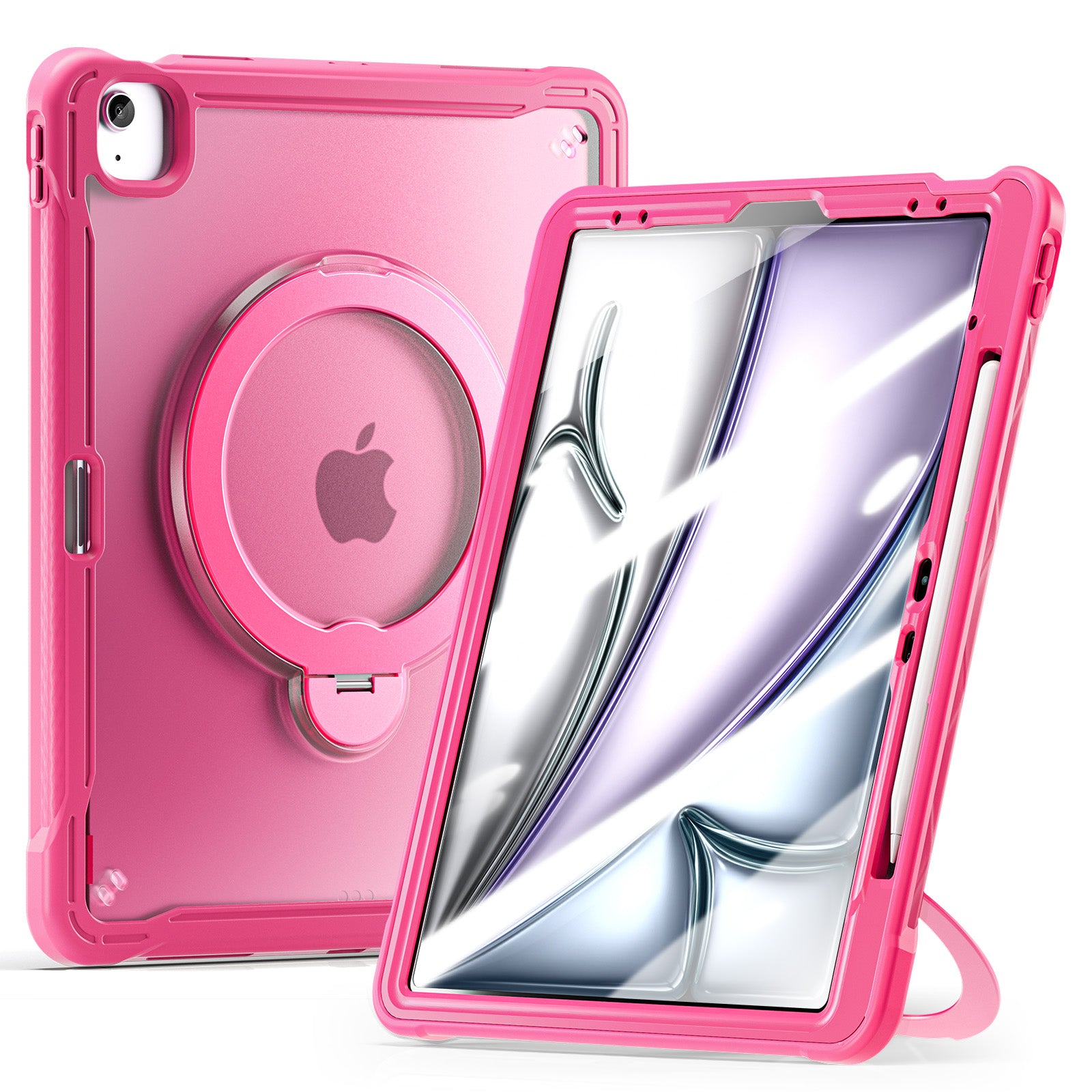 dotted-lightweight-ipad-pro-12-9-2022-tpu-pc-back-cover-rotating-stand_5