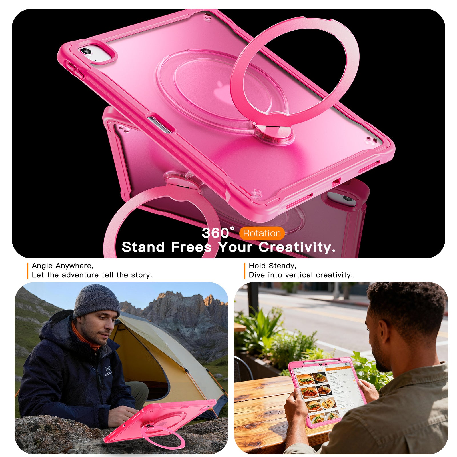 dotted-lightweight-ipad-pro-12-9-2022-tpu-pc-back-cover-rotating-stand_9
