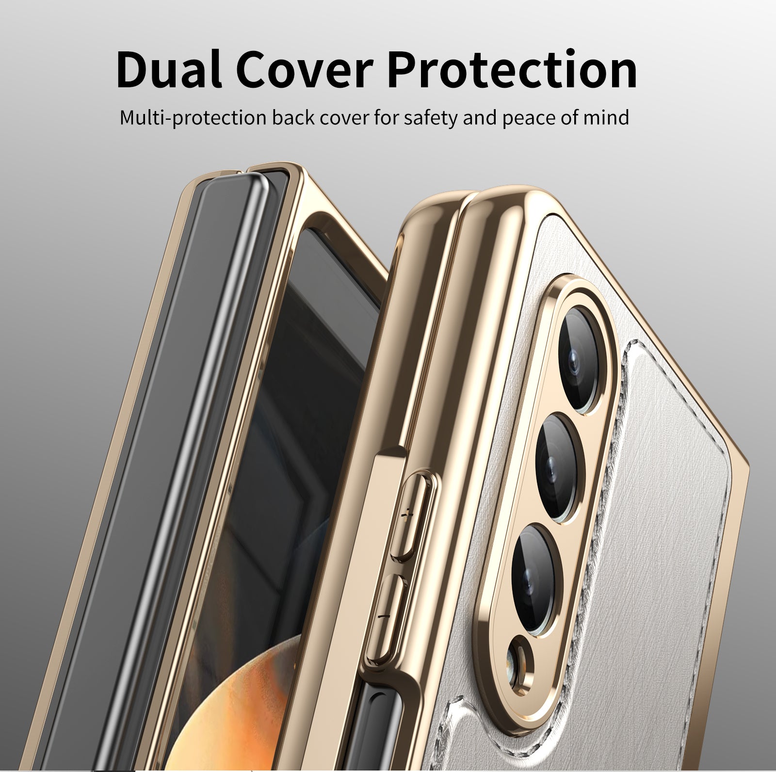 electroplated-gold-silk-leather-galaxy-z-fold3-case-tempered-film_8