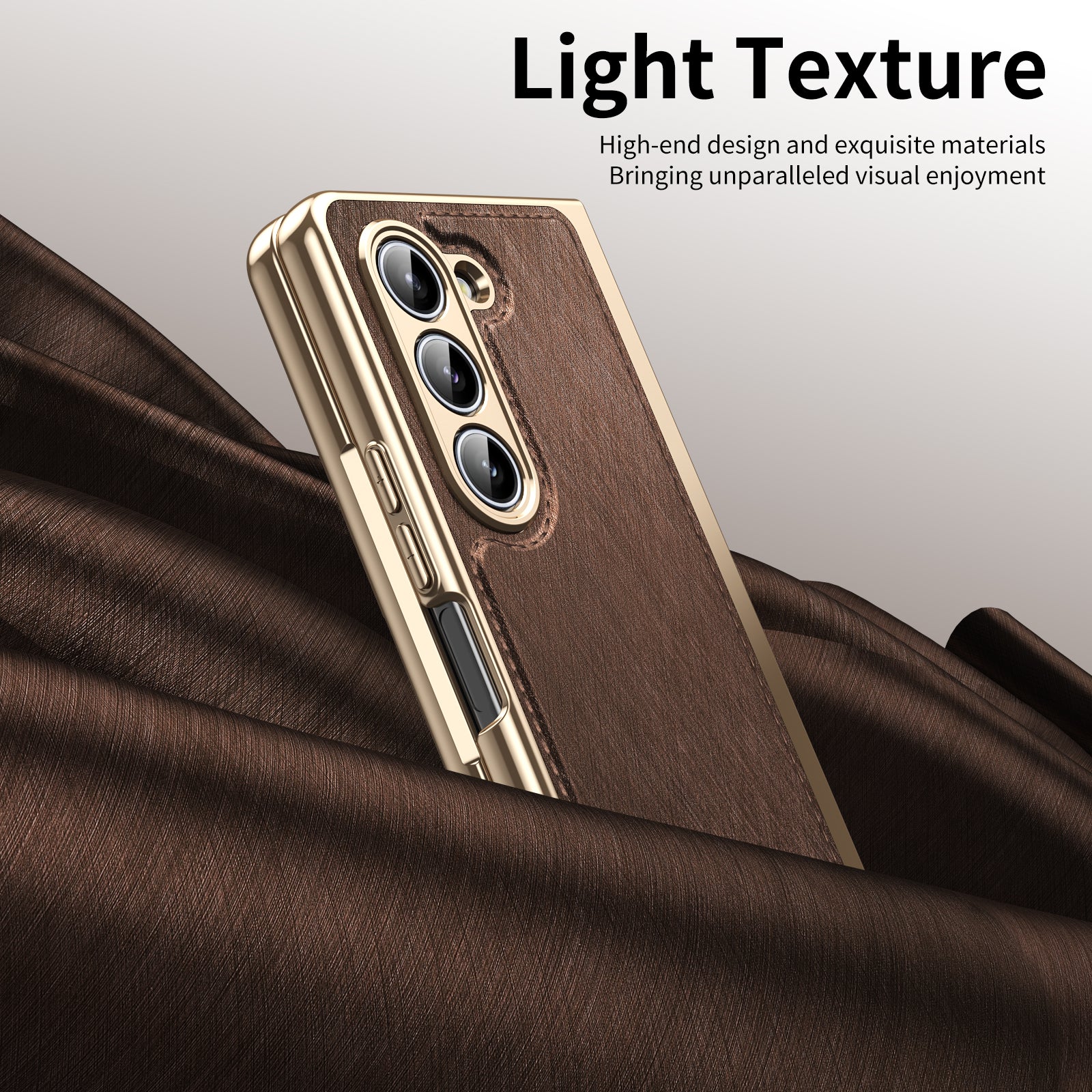 electroplated-gold-silk-leather-galaxy-z-fold5-case-tempered-film_1