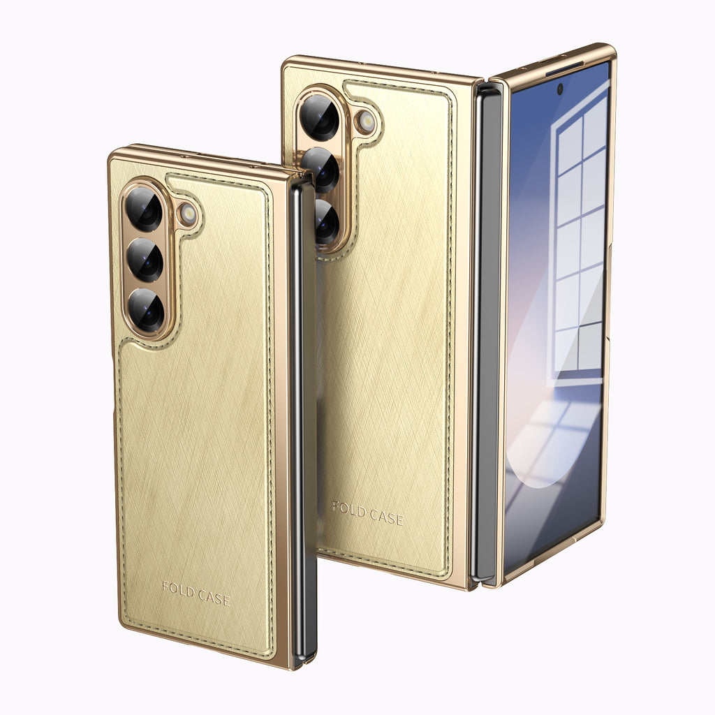 electroplated-gold-silk-leather-galaxy-z-fold6-case-tempered-film_14