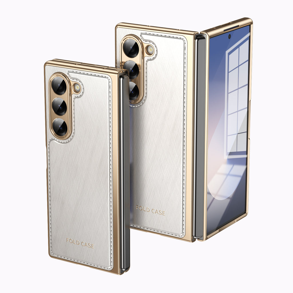 electroplated-gold-silk-leather-galaxy-z-fold6-case-tempered-film_17