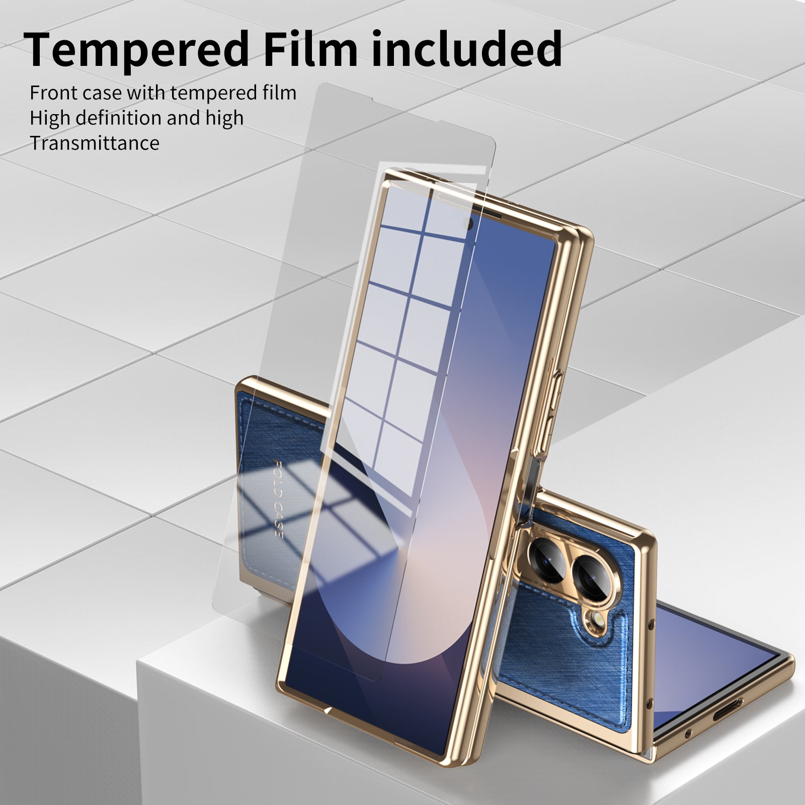 electroplated-gold-silk-leather-galaxy-z-fold6-case-tempered-film_9