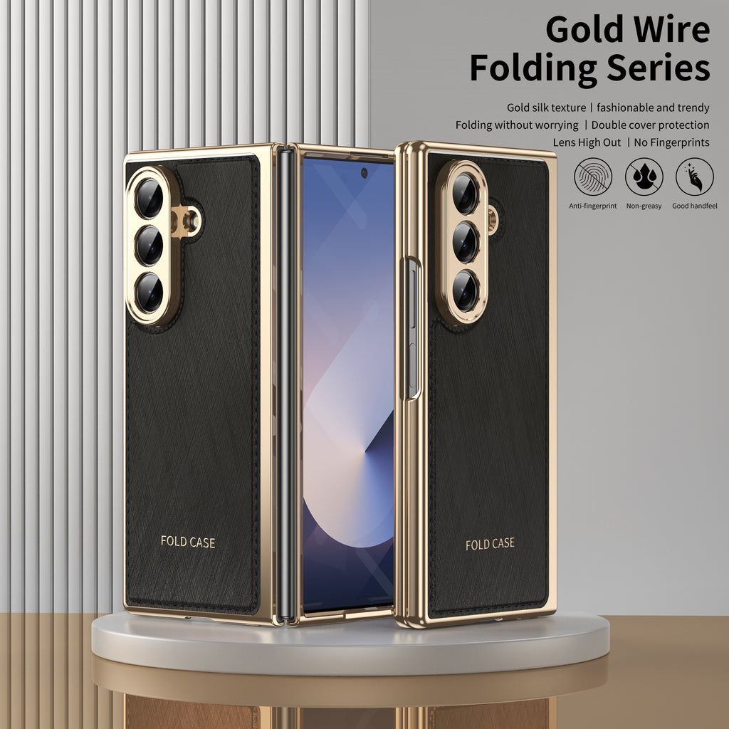 electroplated-gold-silk-leather-galaxy-z-fold7-case-tempered-film_4