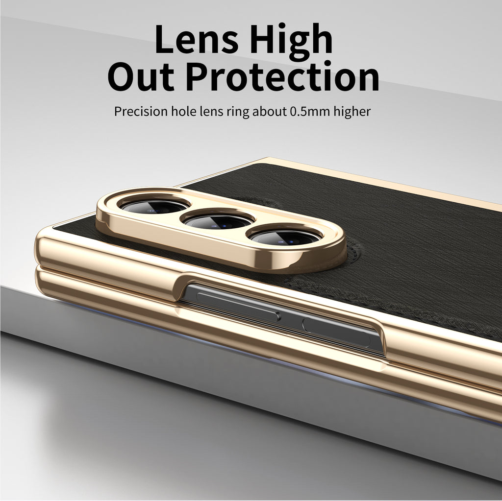 electroplated-gold-silk-leather-galaxy-z-fold7-case-tempered-film_9