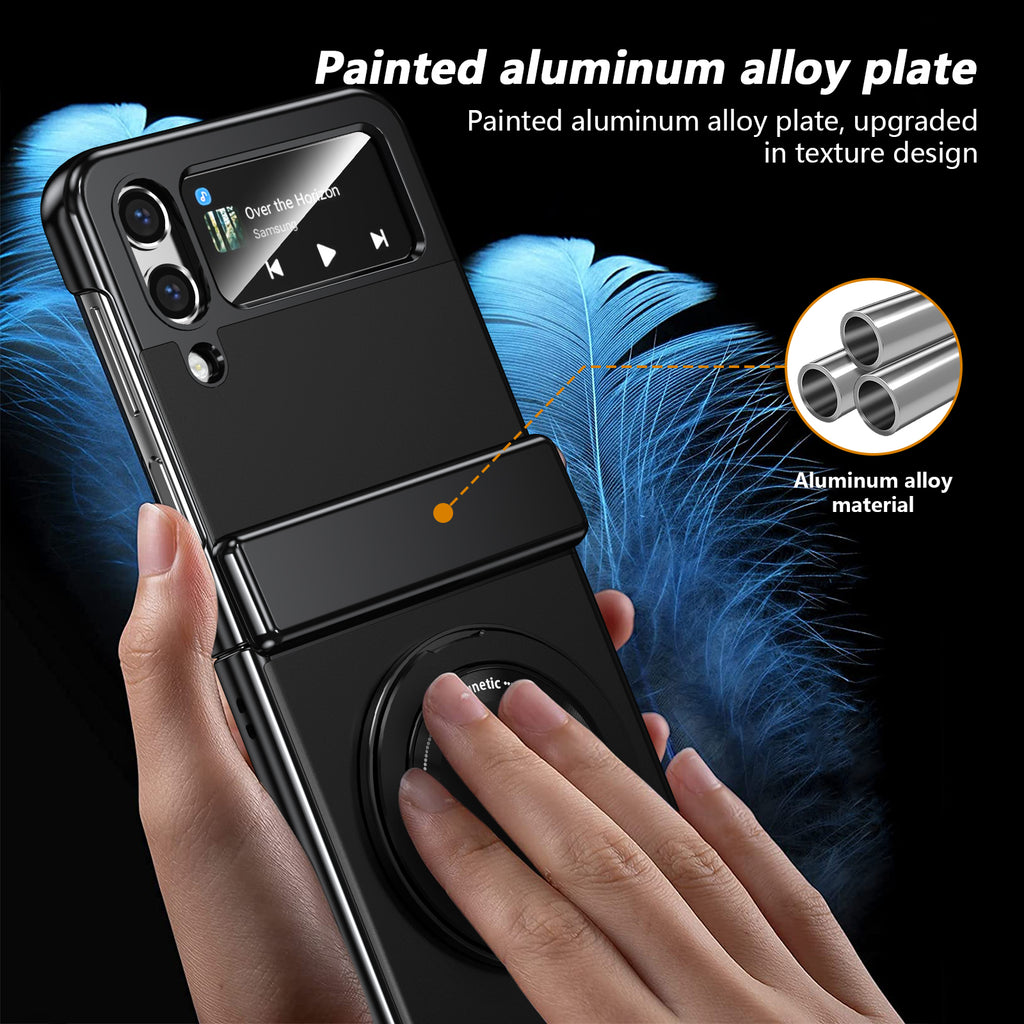 electroplated-rotating-magnetic-ring-stand-galaxy-z-flip4-case_3