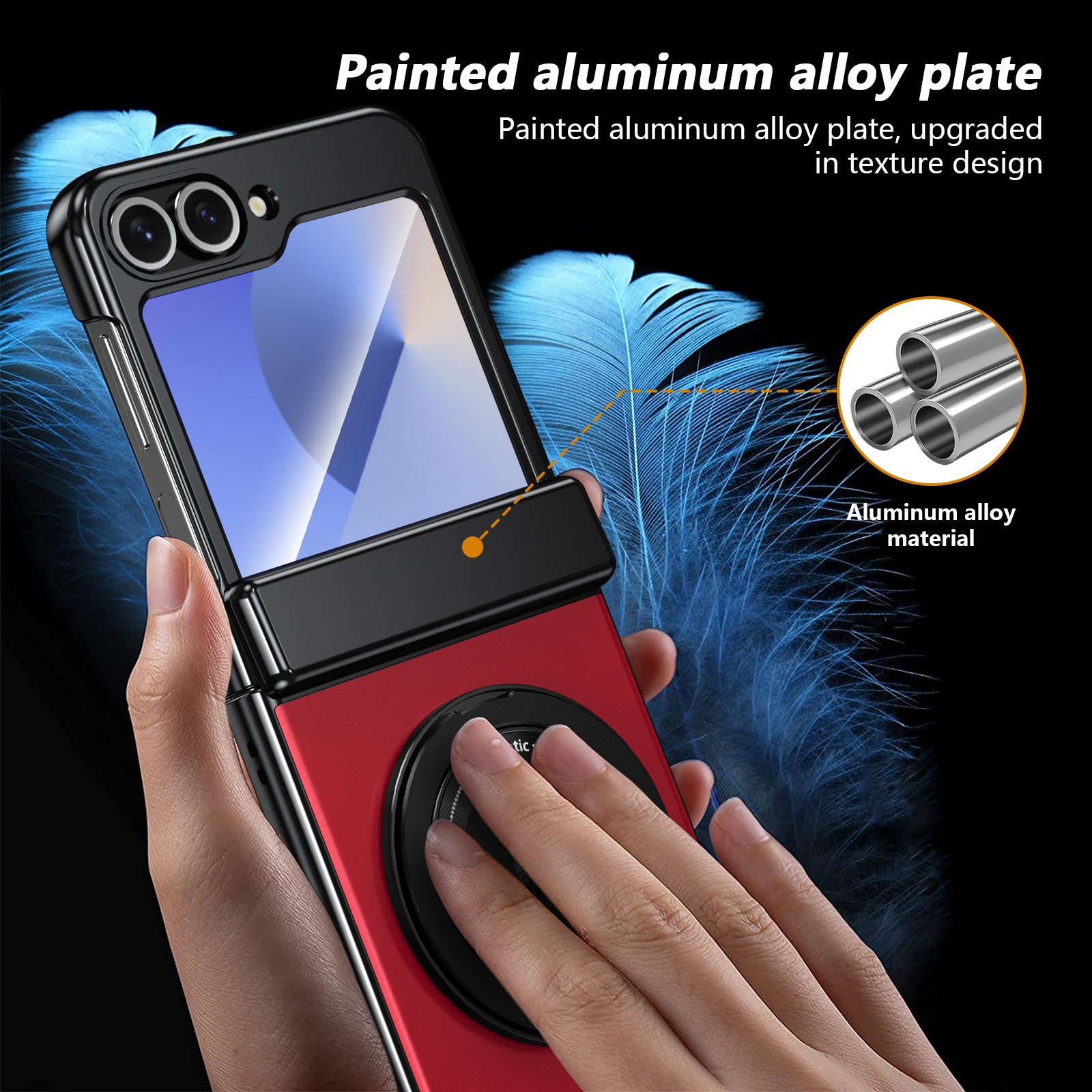 electroplated-rotating-magnetic-ring-stand-galaxy-z-flip5-case_3