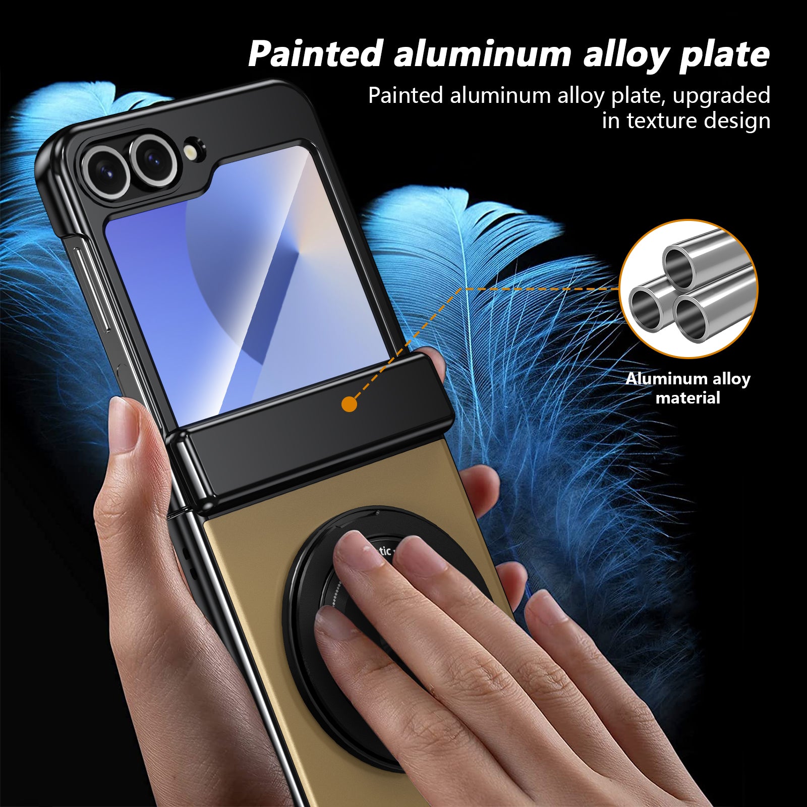 electroplated-rotating-magnetic-ring-stand-galaxy-z-flip6-case_5