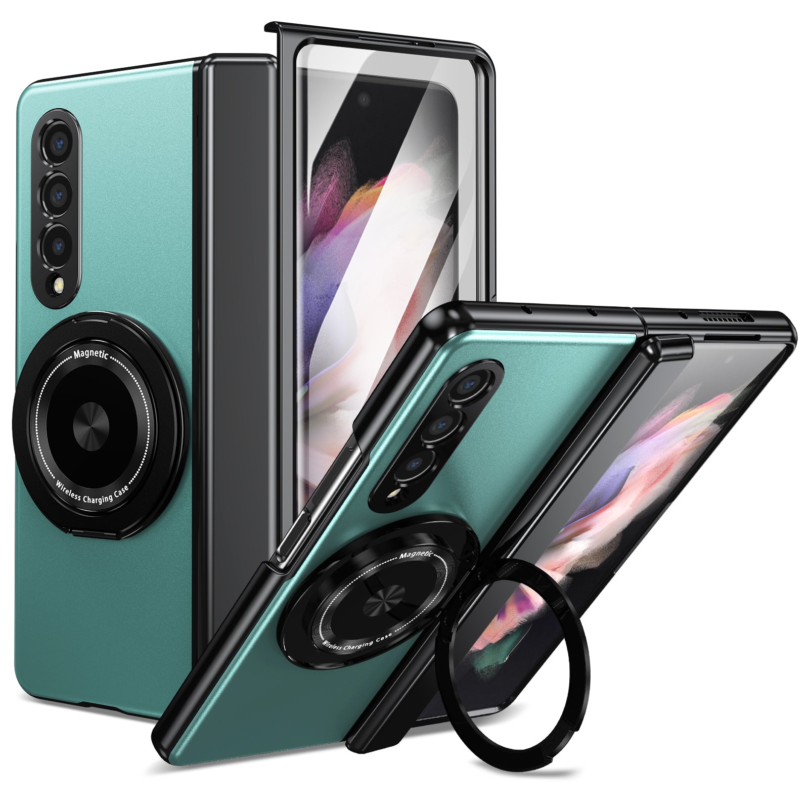 electroplated-rotating-magnetic-ring-stand-galaxy-z-fold3-case_1