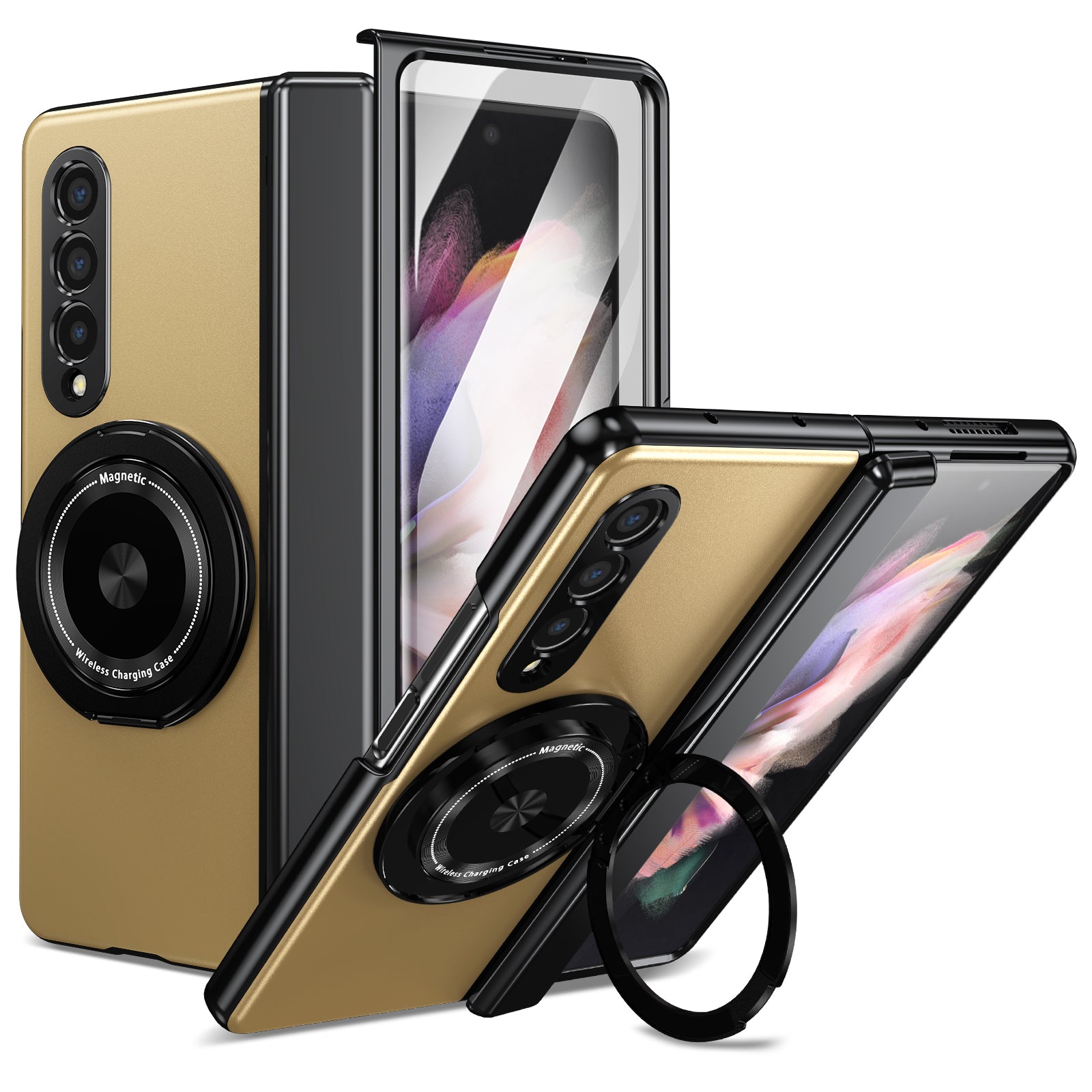 electroplated-rotating-magnetic-ring-stand-galaxy-z-fold3-case_4