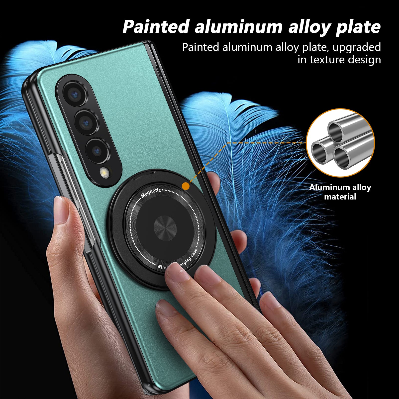 electroplated-rotating-magnetic-ring-stand-galaxy-z-fold4-case_2