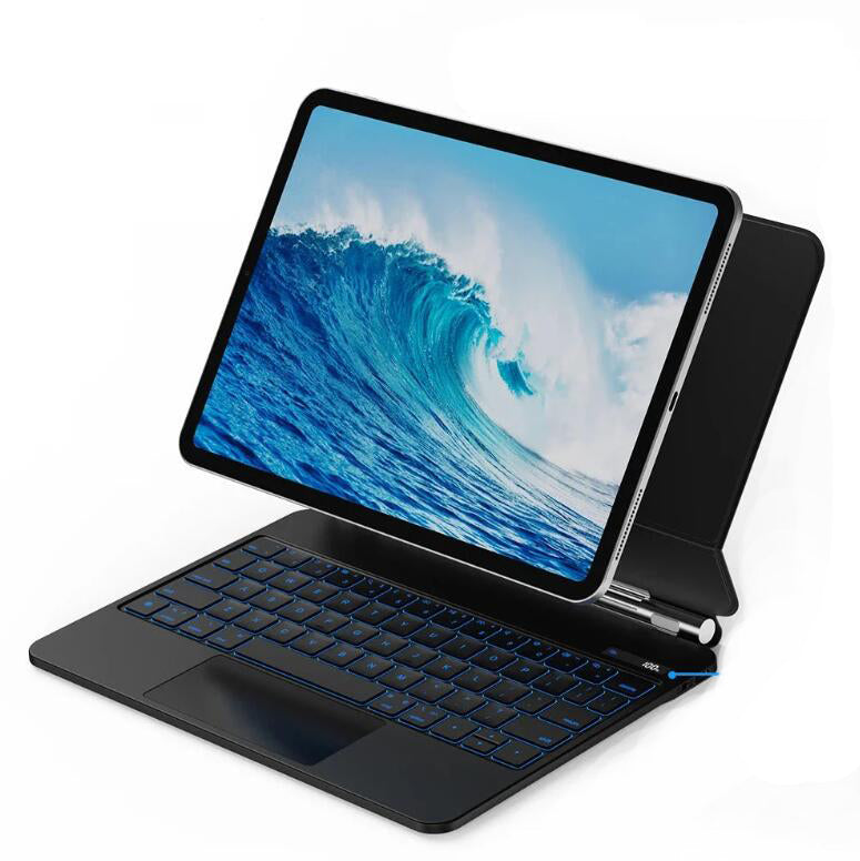 floating-lcd-display-charging-ipad-air-5-keyboard-case-touchpad_2