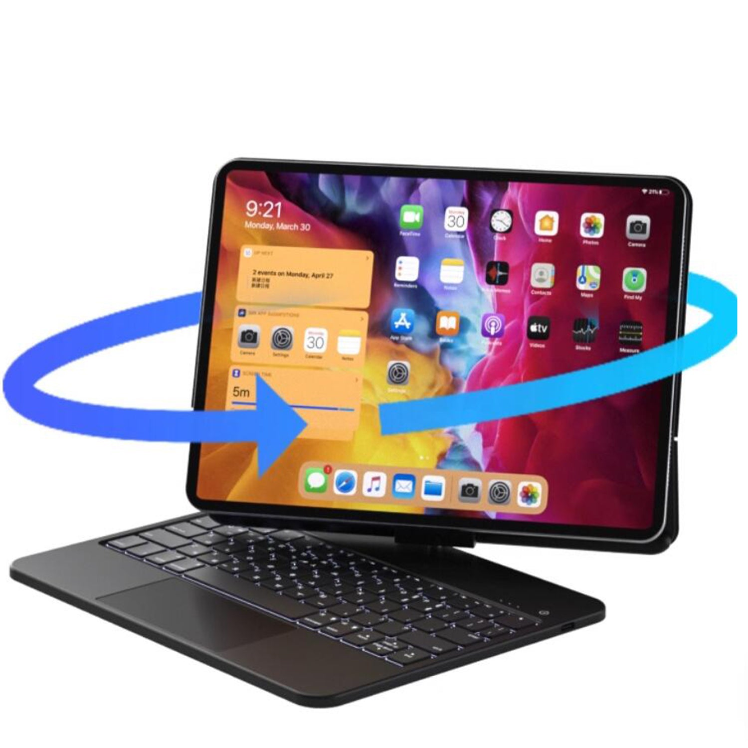 floating-magnetic-rotating-stand-ipad-air-4-keyboard-case_8