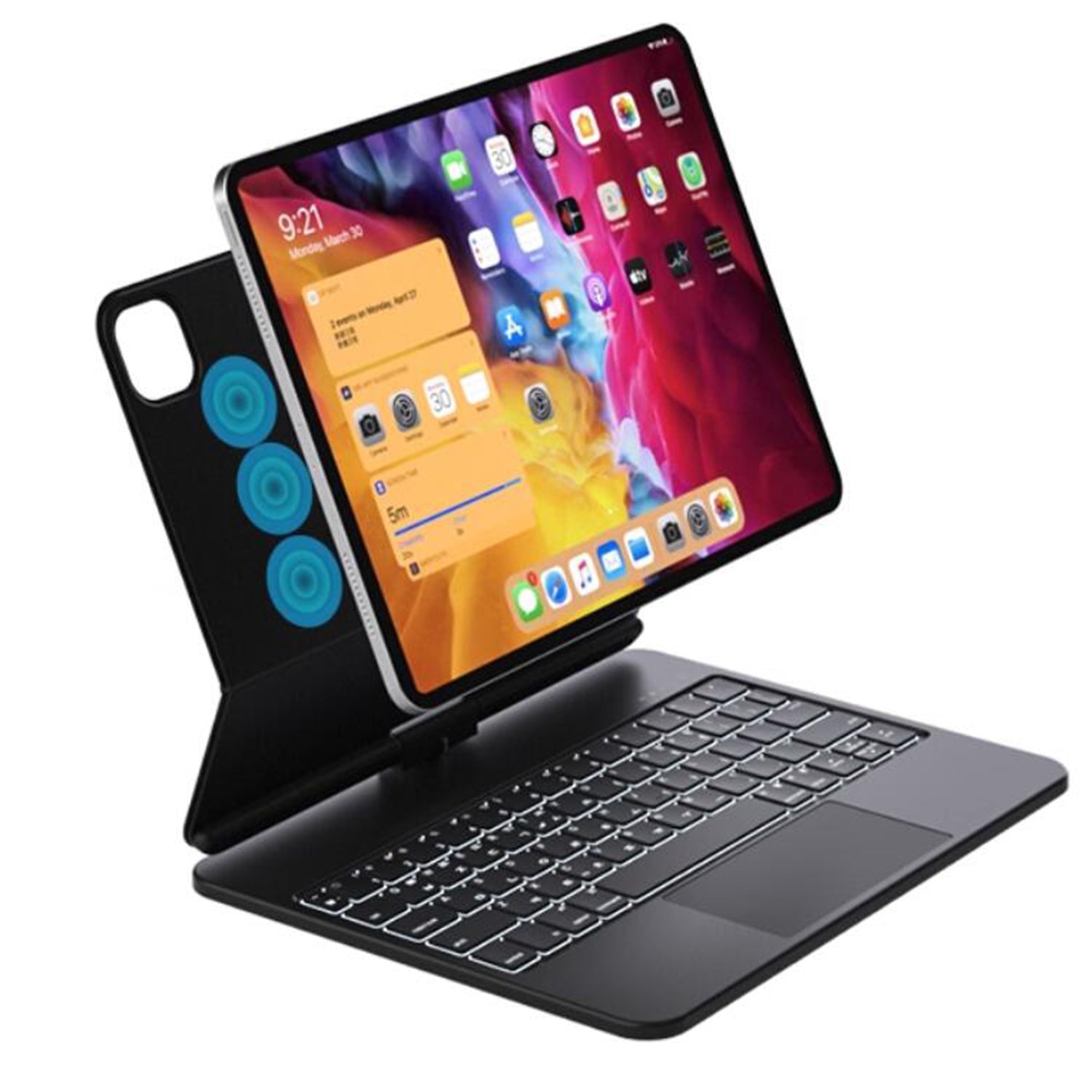 floating-magnetic-rotating-stand-ipad-air-5-keyboard-case_3