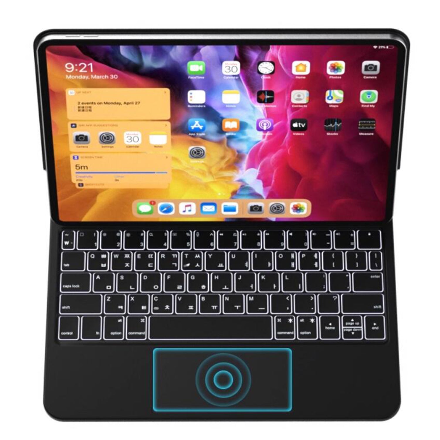floating-magnetic-rotating-stand-ipad-air-5-keyboard-case_5