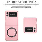 Ultramarinelife Frosted Magsafe Galaxy Z Flip3 Case Anti-Fingerprint  with Fold Freely
