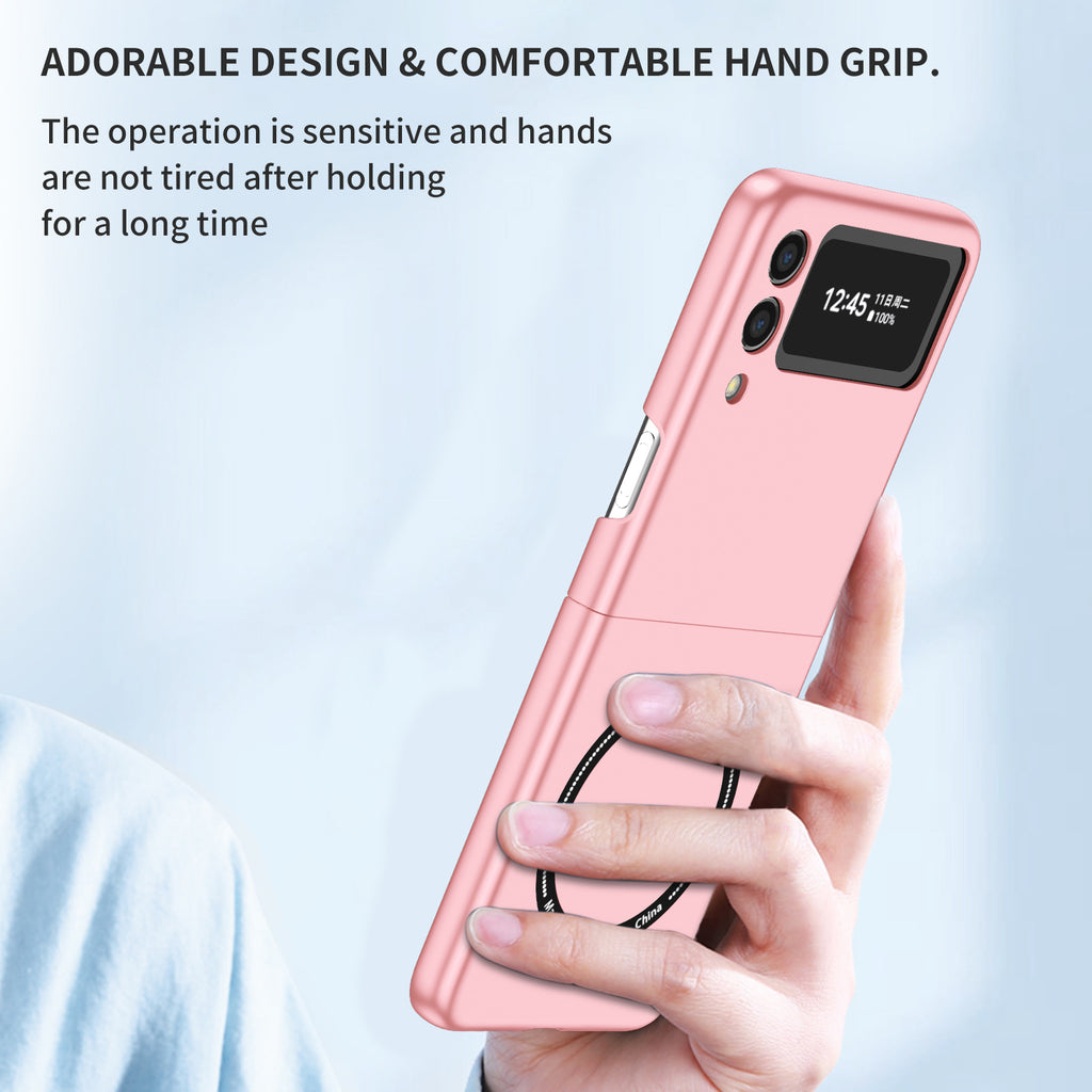 Ultramarinelife Frosted Magsafe Galaxy Z Flip3 Case Anti-Fingerprint Hand Grip