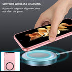 Ultramarinelife Frosted Magsafe Galaxy Z Flip3 Case Anti-Fingerprint  with Charging