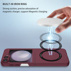 Ultramarinelife Frosted Magsafe Galaxy Z Flip5 Case Anti-Fingerprint Buit-in Magnetic
