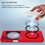 Ultramarinelife Frosted Magsafe Galaxy Z Flip6 Case Anti-Fingerprint Magnetic Wireless Charging