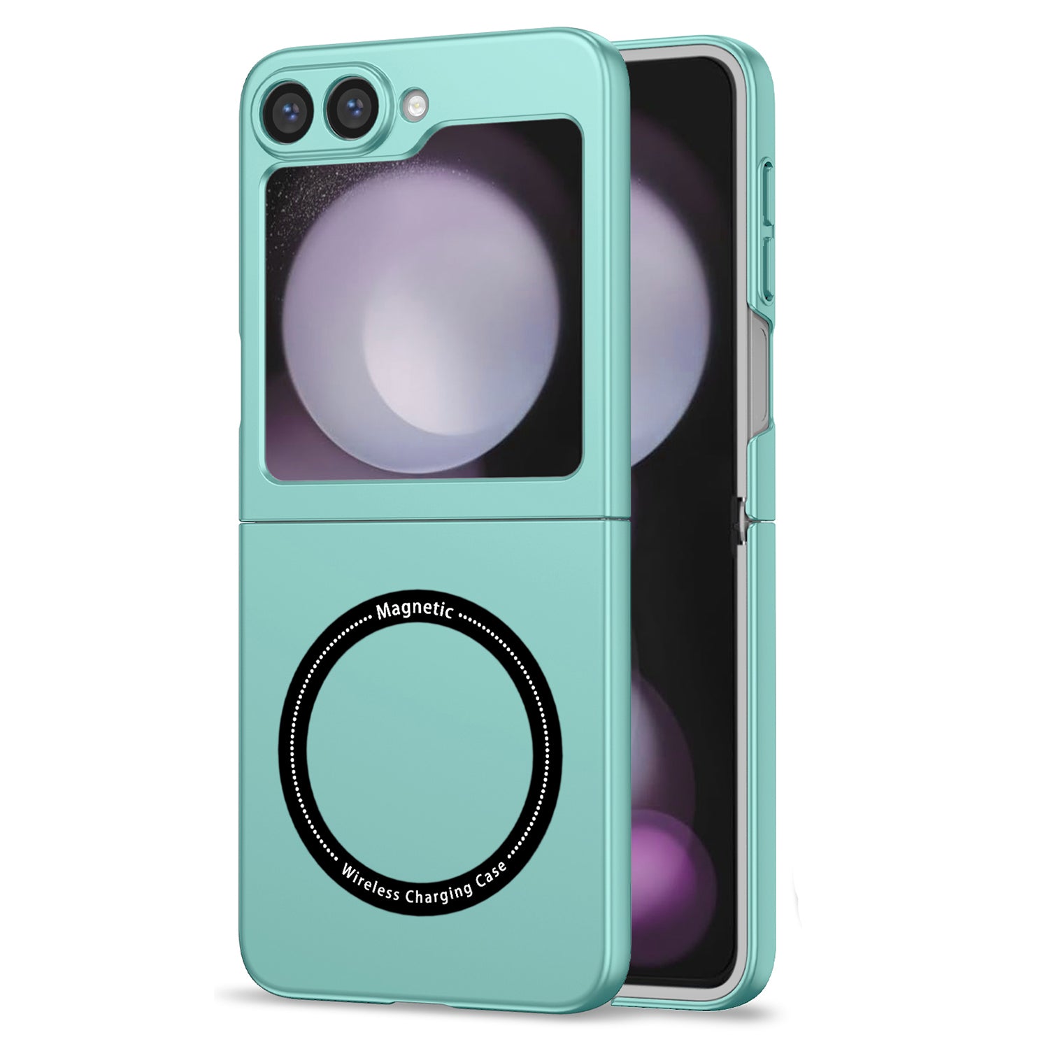 Ultramarinelife Frosted Magsafe Galaxy Z Flip6 Case Anti-Fingerprint Ocean Color