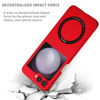 Ultramarinelife Frosted Magsafe Galaxy Z Flip6 Case Anti-Fingerprint Drop Protection