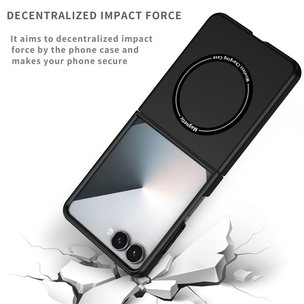 Ultramarinelife Frosted Magsafe Galaxy Z Flip7 Case Anti-Fingerprint Drop Protection