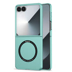 Ultramarinelife Frosted Magsafe Galaxy Z Flip8 Case Anti-Fingerprint Ocean Color