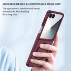 Ultramarinelife Frosted Magsafe Galaxy Z Flip8 Case Anti-Fingerprint Hand Grip