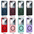 Ultramarinelife Frosted Magsafe Galaxy Z Flip8 Case Anti-Fingerprint 8 Colors