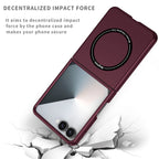 Ultramarinelife Frosted Magsafe Galaxy Z Flip8 Case Anti-Fingerprint Drop Protection