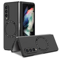 Ultramarinelife Frosted Magsafe Galaxy Z Fold3 Case Anti-Fingerprint Black Color