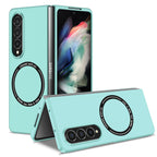 Ultramarinelife Frosted Magsafe Galaxy Z Fold4 Case Anti-Fingerprint Ocean Color