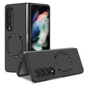 Ultramarinelife Frosted Magsafe Galaxy Z Fold4 Case Anti-Fingerprint Black Color