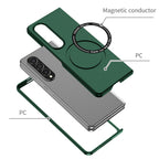 Ultramarinelife Frosted Magsafe Galaxy Z Fold4 Case Anti-Fingerprint Made of PC