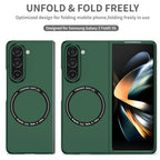Ultramarinelife Frosted Magsafe Galaxy Z Fold5 Case Anti-Fingerprint Fold Freely