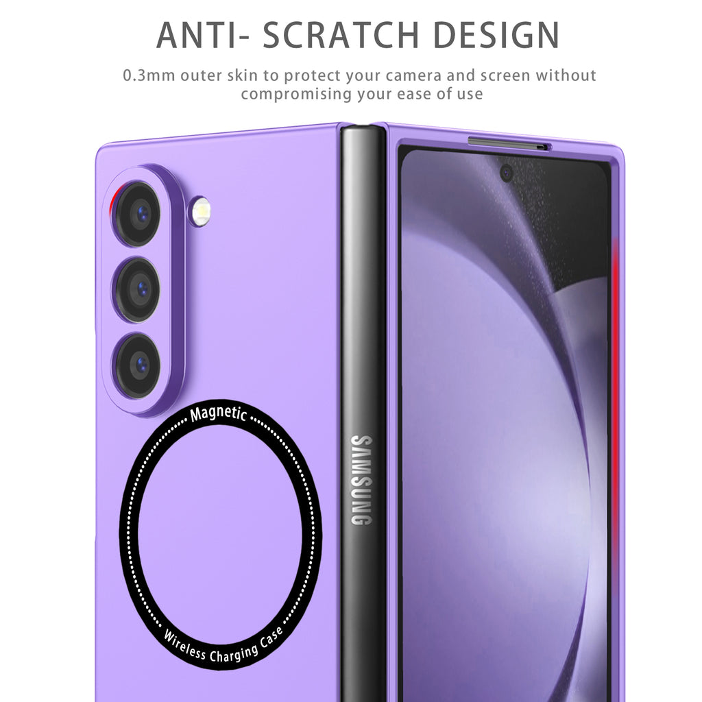 Ultramarinelife Frosted Magsafe Galaxy Z Fold6 Case Anti-Fingerprint Anti-scratch design
