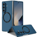 Ultramarinelife Frosted Magsafe Galaxy Z Fold7 Case Anti-Fingerprint Blue Color
