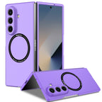 Ultramarinelife Frosted Magsafe Galaxy Z Fold7 Case Anti-Fingerprint Purple Color