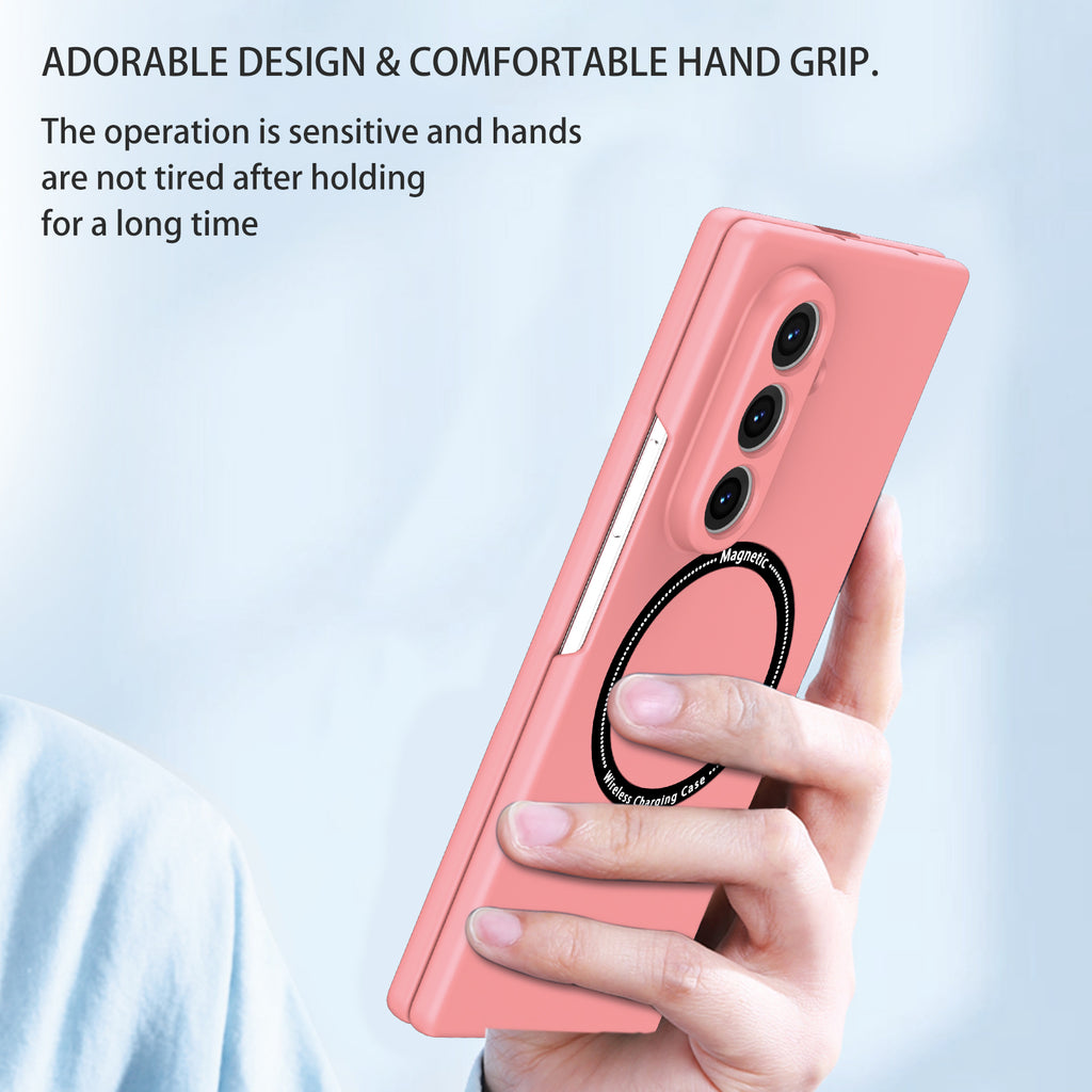 Ultramarinelife Frosted Magsafe Galaxy Z Fold7 Case Anti-Fingerprint Hand Grip