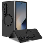 Ultramarinelife Frosted Magsafe Galaxy Z Fold7 Case Anti-Fingerprint Black Color