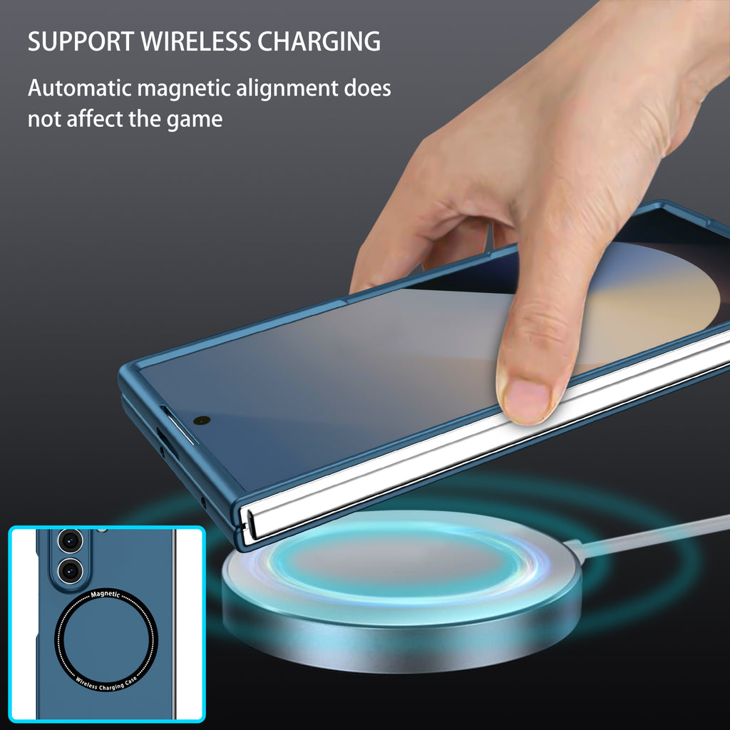 Ultramarinelife Frosted Magsafe Galaxy Z Fold8 Case Anti-Fingerprint Wireless Charging