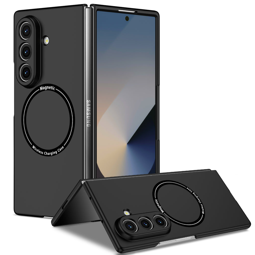 Ultramarinelife Frosted Magsafe Galaxy Z Fold8 Case Anti-Fingerprint Black Color