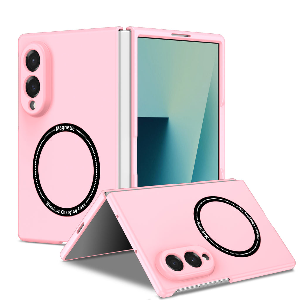 Ultramarinelife Frosted Magsafe Galaxy Z Fold8 Wide Case Anti-Fingerprint Pink Color