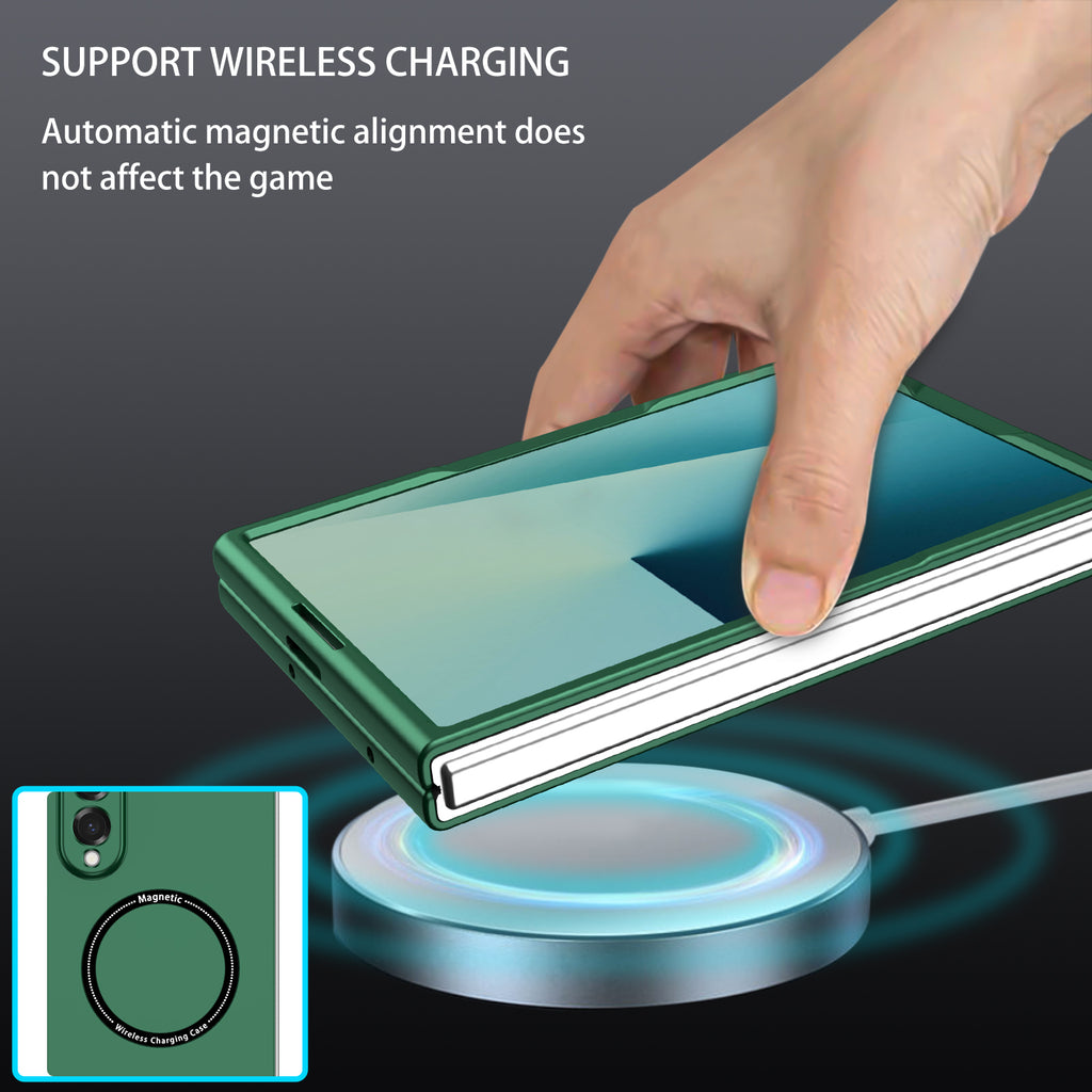 Ultramarinelife Frosted Magsafe Galaxy Z Fold8 Wide Case Anti-Fingerprint Wireless Charging
