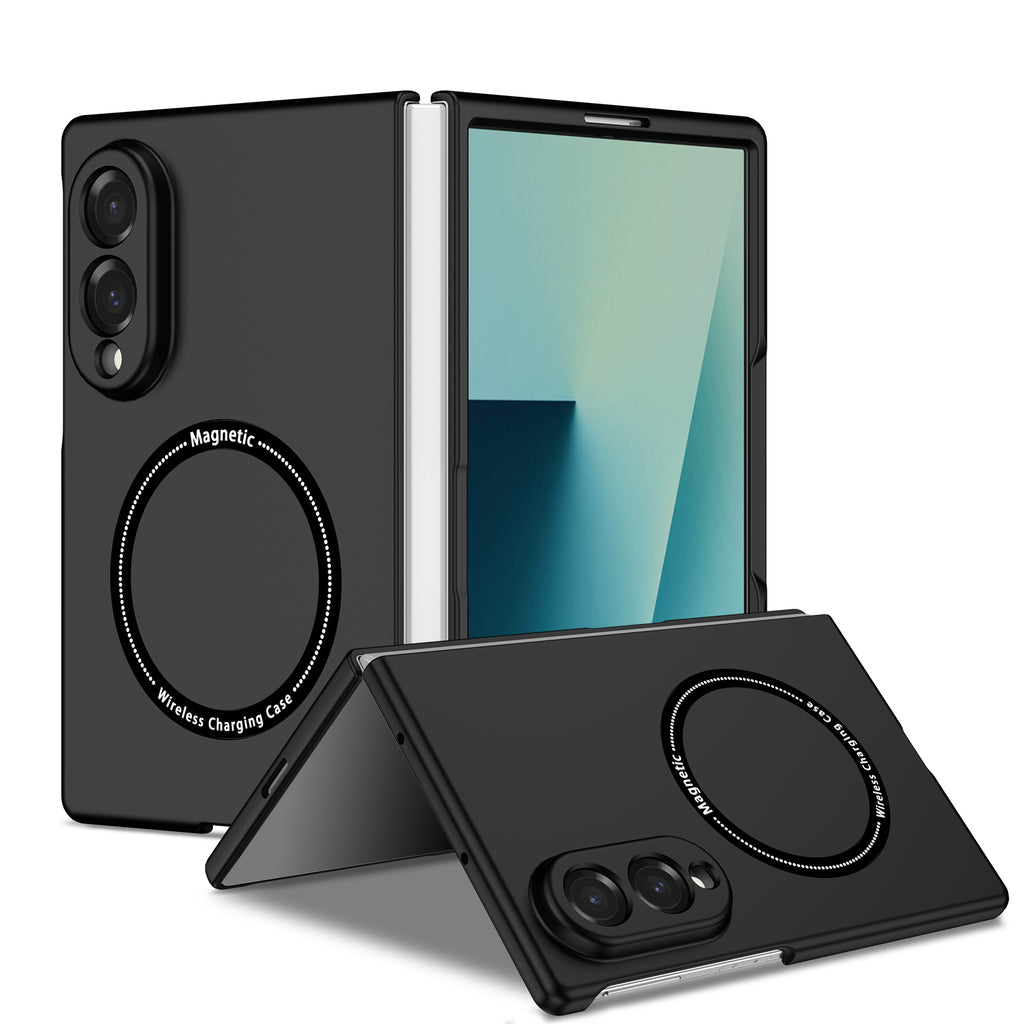 Ultramarinelife Frosted Magsafe Galaxy Z Fold8 Wide Case Anti-Fingerprint Black Color