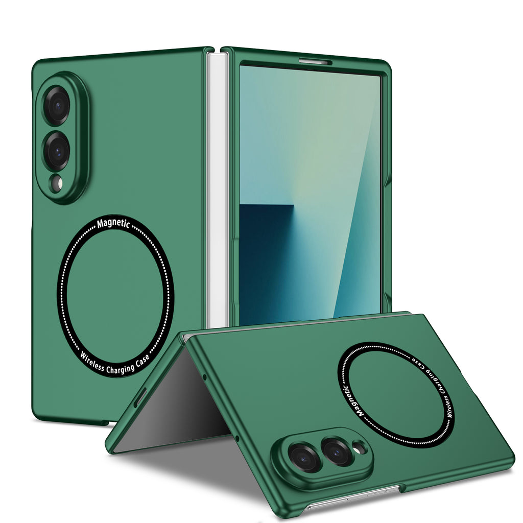 Ultramarinelife Frosted Magsafe Galaxy Z Fold8 Wide Case Anti-Fingerprint Green Color