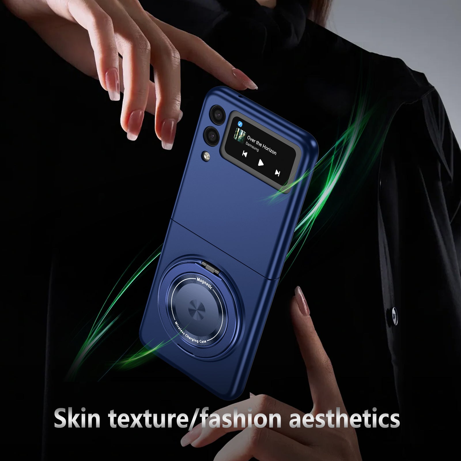 frosted-ring-stand-galaxy-z-flip3-wireless-charging-case_9